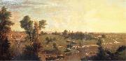 George Loring Brown View of Central Park USA oil painting artist